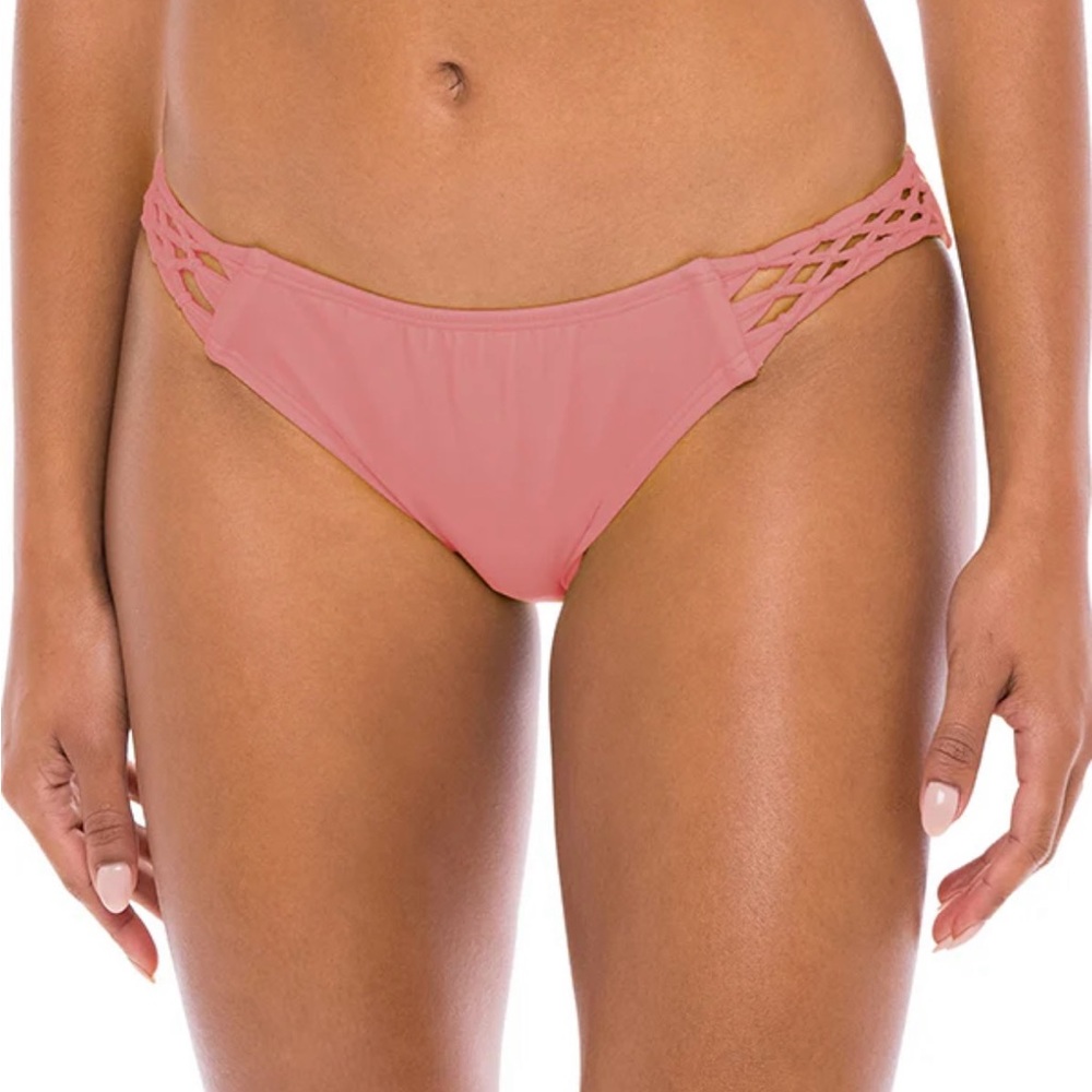 Light lilac color Braided Strap Bikini Bottom Swimwear NWT